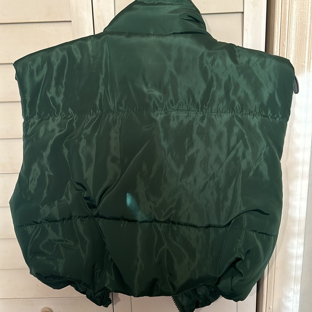 Green crop jacket - Picture 4 of 4